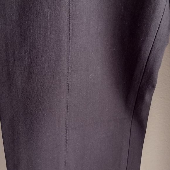 Talbots Chatham Pants NEW Black Crop Side Zip Stretch Sz 12P Office Casual - Picture 5 of 12